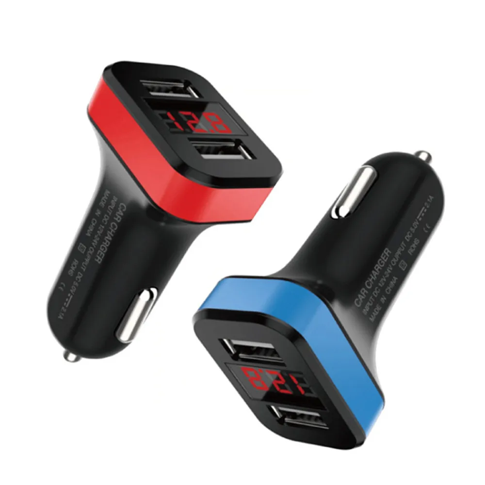 Автомобильное зарядное устройство Quick Charge 4 0 3 Металлический Двойной Usb для Iphone