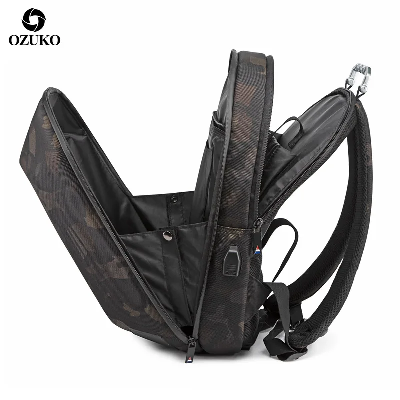 Waterproof Laptop Backpack Men 15.6inch Multifunction Anti theft Bagpack USB Charging Male Travel School Bags Back Packs | Багаж и сумки
