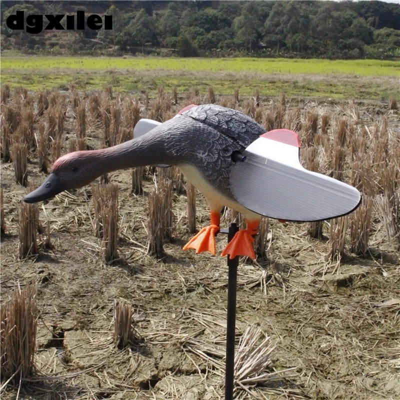 

Hot Sale Styles Outdoor Hunting Plastic Duck Decoys Dc 6V/12V Remote Control Gadwal Decoy For Duck Hunting With Magnet Spinning