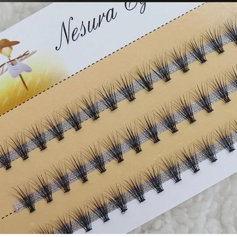 New Natural Long Black Individual False Eyelashes 8mm 10mm 12mm 14mm Available Eye Lash Extension Makeup Tool | Красота и здоровье