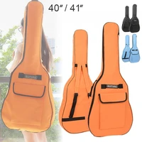 4041inch oxford fabric acoustic guitar double straps padded guitar soft case gig bag waterproof backpack for musical instrument