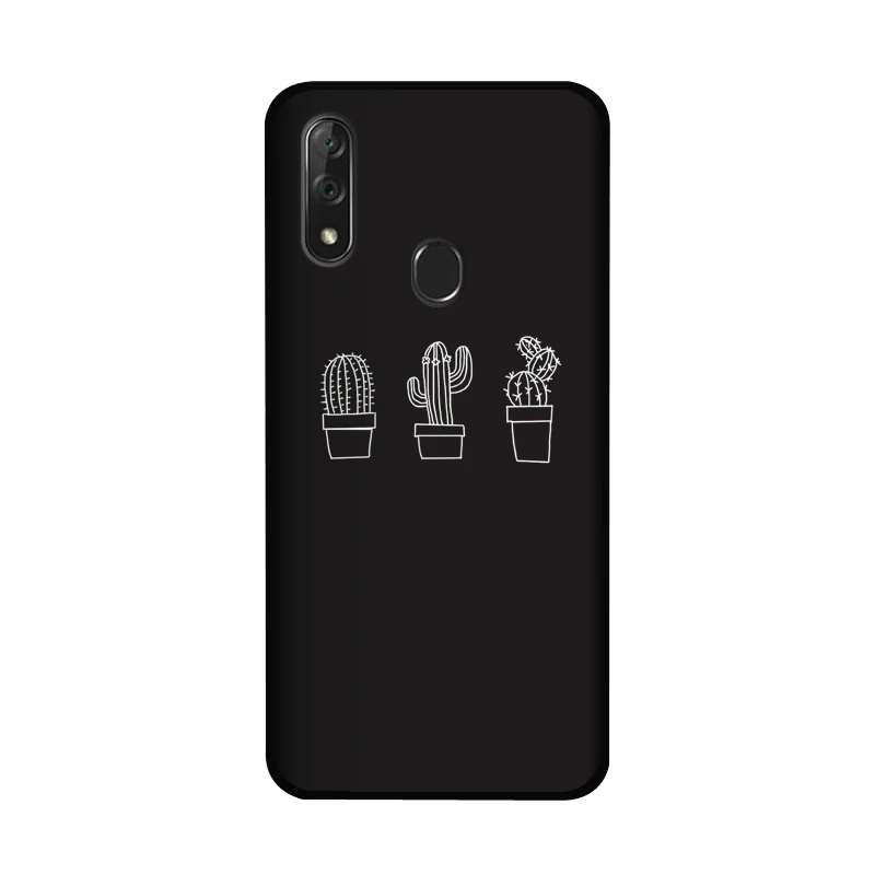 as picture showing Мягкий чехол PENSEN из ТПУ для zte blade V10 Vita, матовый чехол с рисунком для zte V10 V 10, чехол для телефона s, цветочный милый Космический Чехол с котом - Цвет: as picture showing