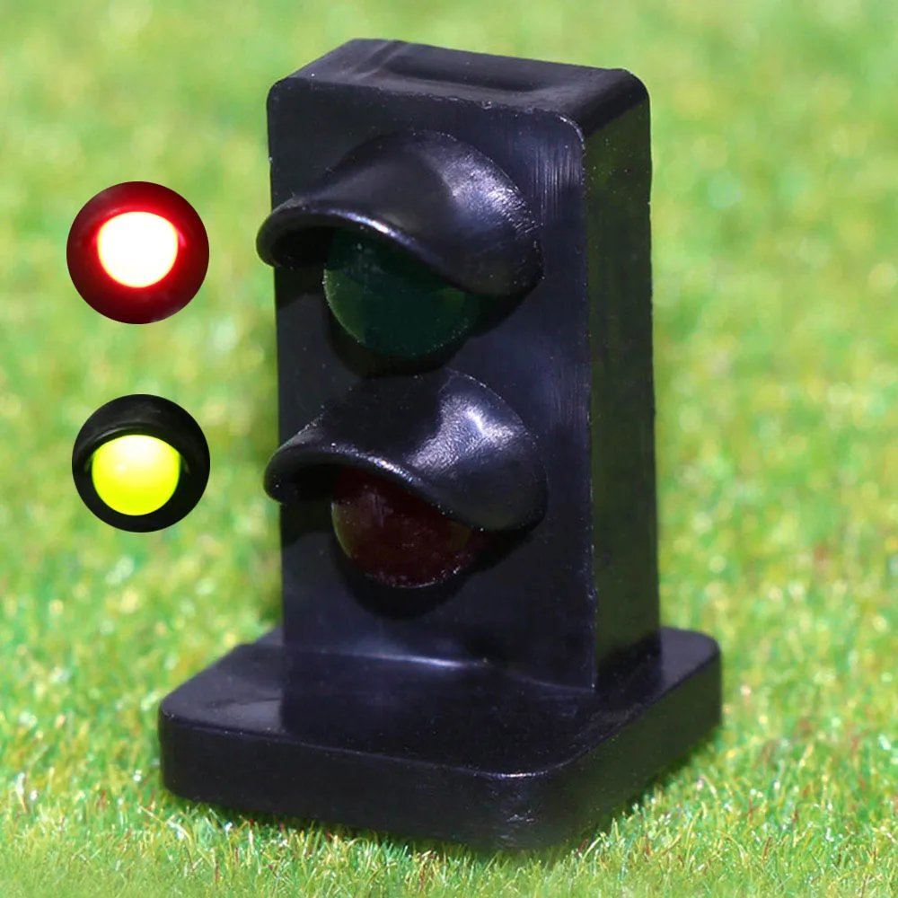 JTD1GR 5 шт. светодиоды в масштабе Хо сделанные карликовые сигналы для