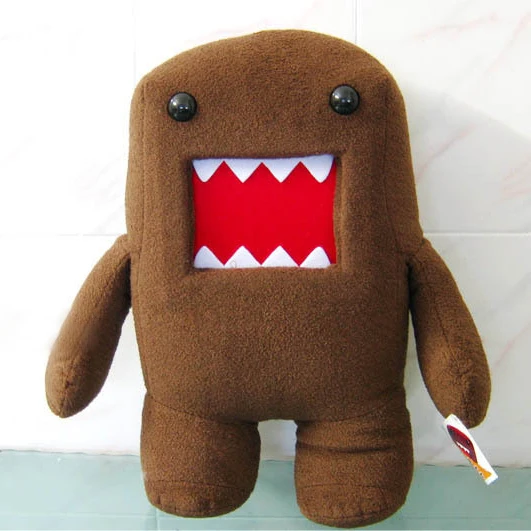 30 см, Каваий Домо-кун, плюшевая игрушка, мягкие игрушки, розовый Domokun, Забавные куклы, креативный подарок, Domo-Kun, плюшевые игрушки для детей - Цвет: Коричневый