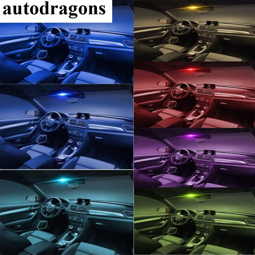 Автомобильные купольные светодиодные гирлянды autodragons 2 упаковки 31 мм 6430 DE3175 DE3021
