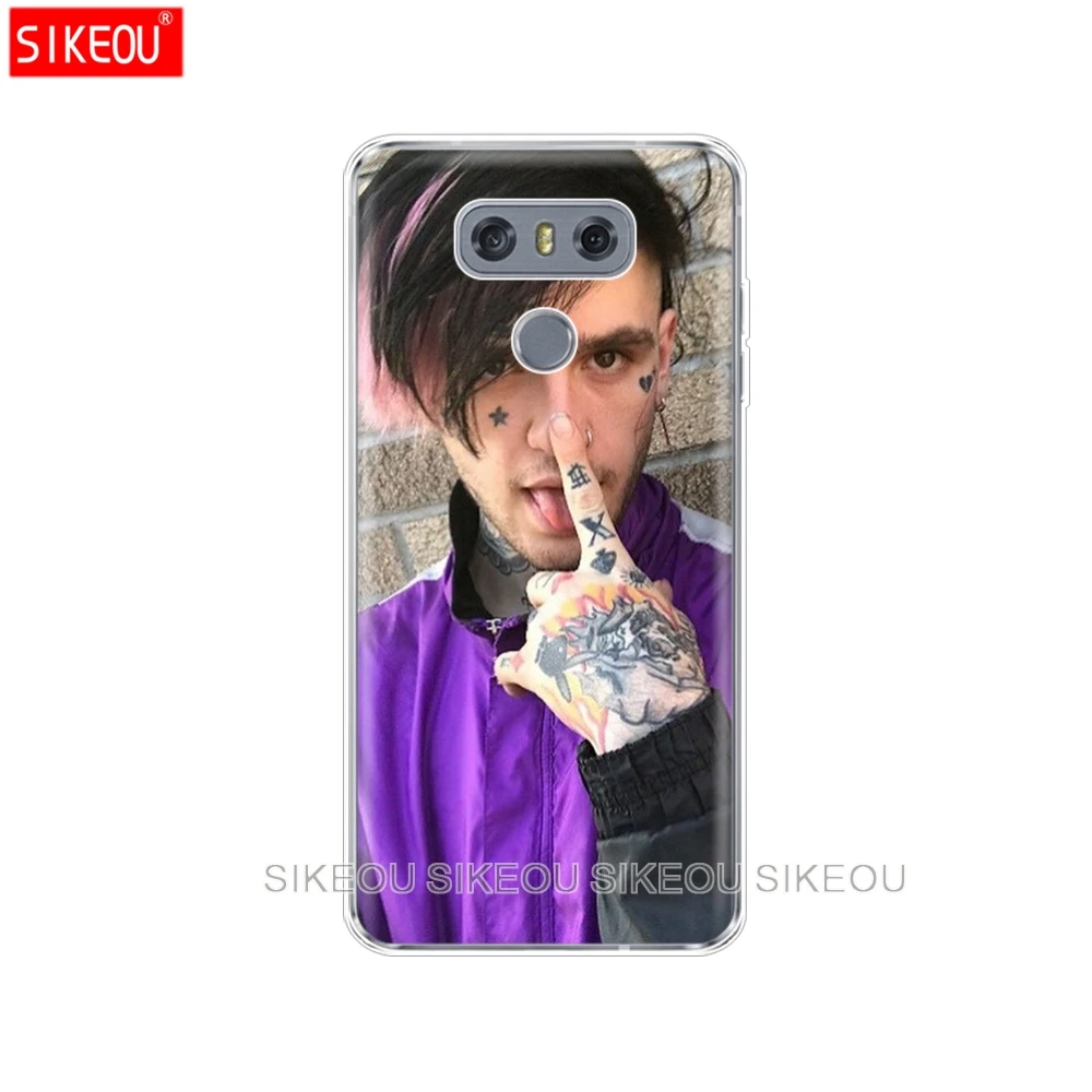 Силиконовый чехол для телефона LG G7 Q8 Q6 G6 MINI G5 V30 V7 V9 k10 k8 X POWER 2 Lil Peep|Бамперы| |