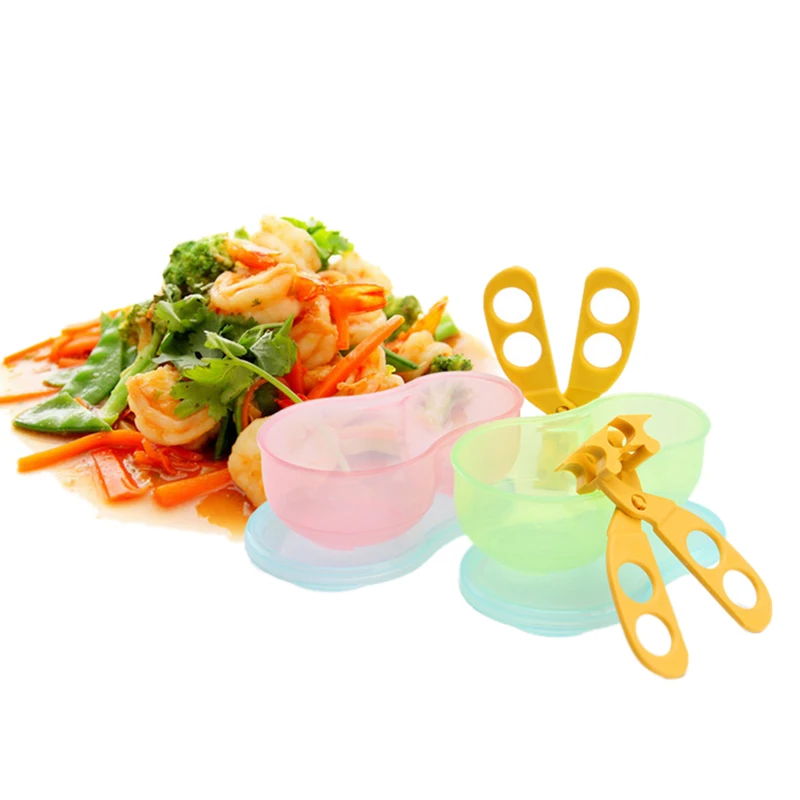 Детская шлифовальная чаша ножницы для детского питания блюда кормления малышей