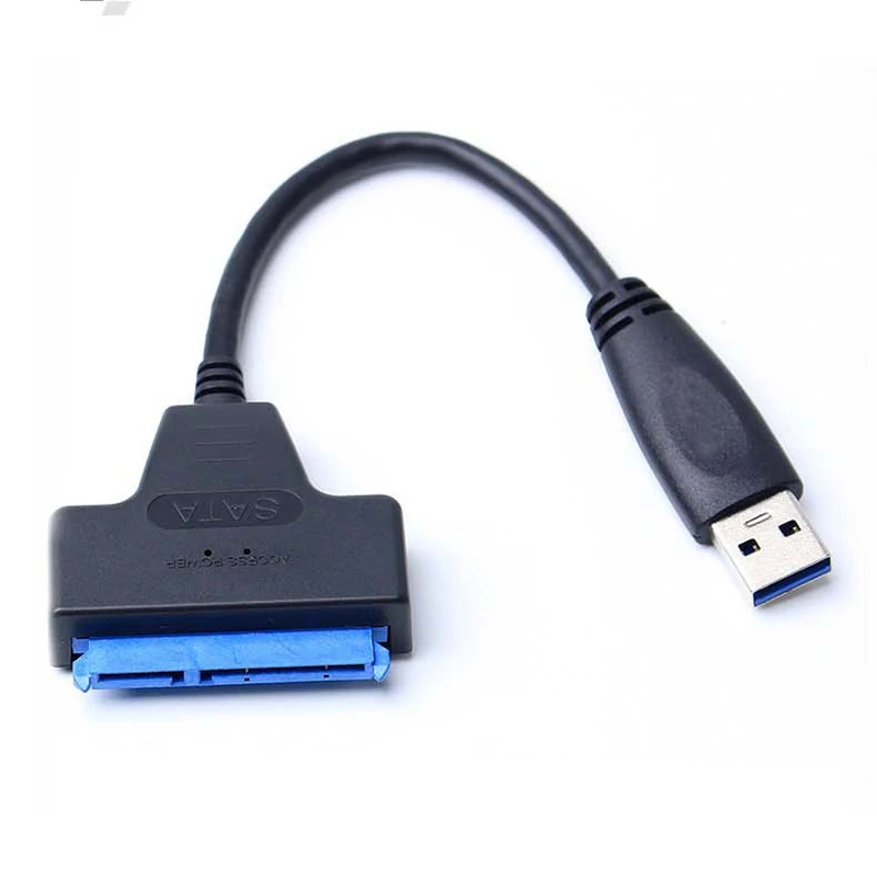 2019 USB 3 0 переходник SATA кабель 22pin sataIII к USB3 адаптеров для 2 5 &quotSATA HDD SSD USB3.0 конвертер |