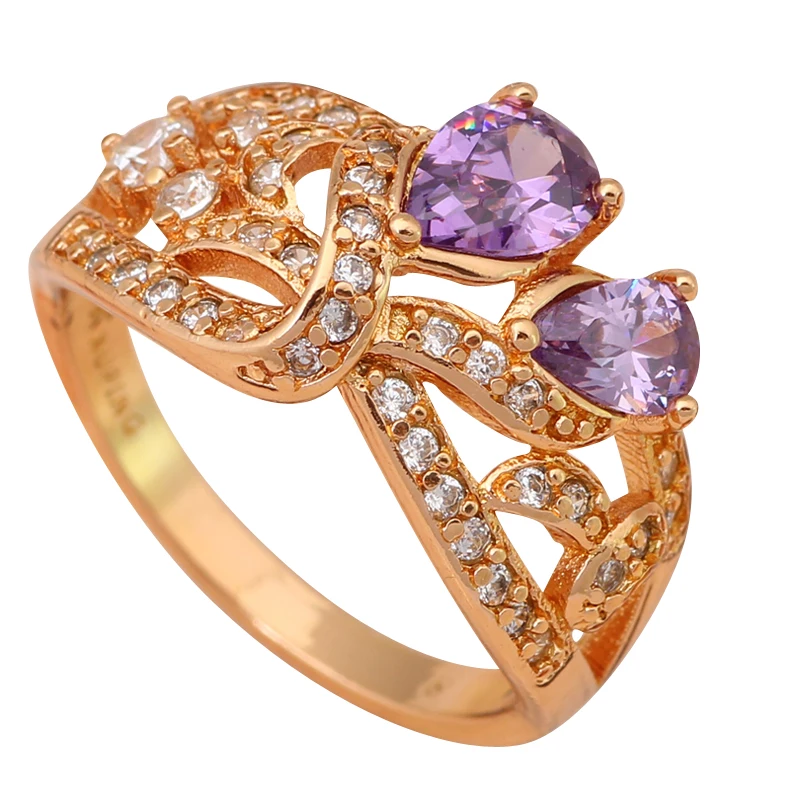 Кристалл золотого цвета здоровья модные ювелирные изделия без никеля и свинца