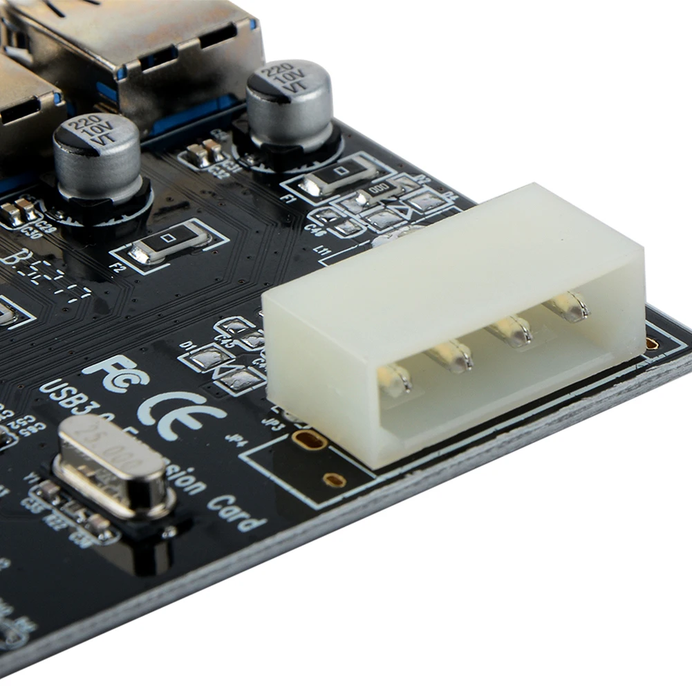 4 порта USB3.0 PCI E переходная карта Express Расширительная адаптер 5 Гбит/с скорость Usb 3 0