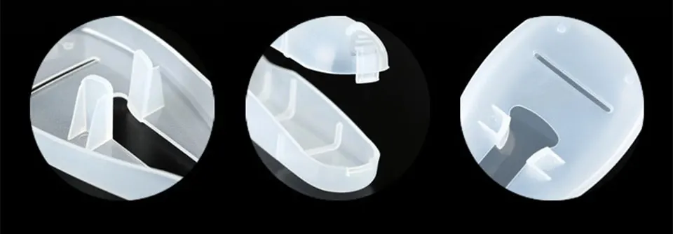 Портативный чехол для бритвы мужчин пластиковый органайзер