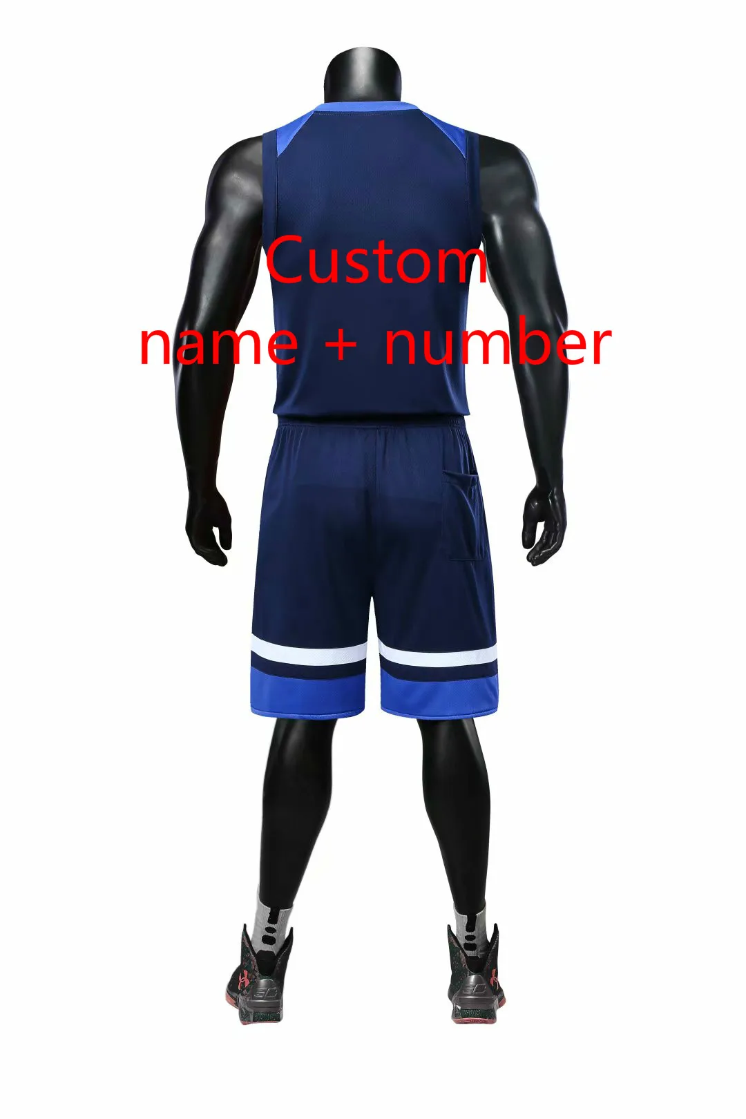 Custom name number Новая мужская майка баскетбольная, спортивные костюмы для колледжа, дышащая баскетбольная форменная одежда по индивидуальному заказу - Цвет: Custom name number