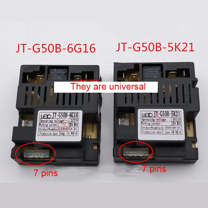 JT-G50B-C10 JT-G50R-C10 JT-G50B-6G16 Детский электромобиль 2,4G 7 контактов Bluetooth приемник детские игрушки для SX158