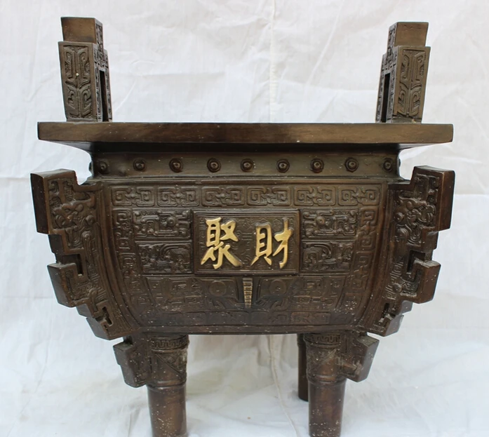 Быстрая доставка USPS в США S1771 15 дюймов китайская статуя буддистских благовоний с