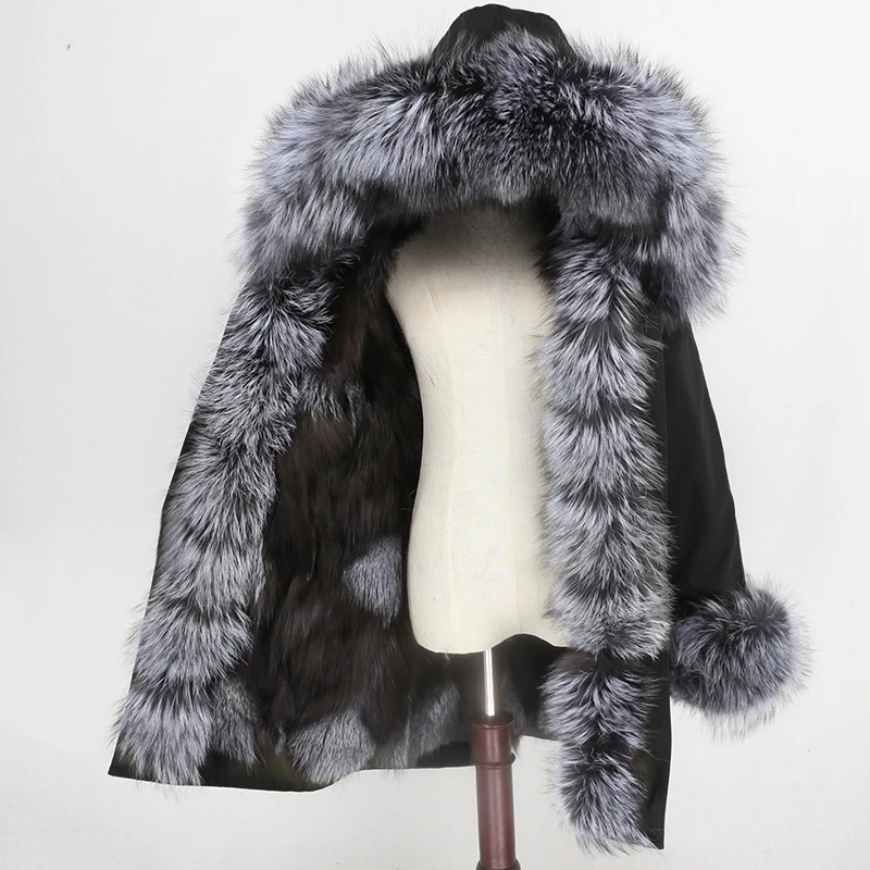 OFTBUY Waterproof Parka Winter Jacket Women Real Fur Coat Fox Fur Collar Hood Fox Fur Liner Warm Streetwear Detachable New