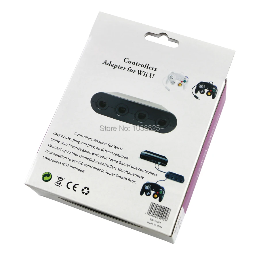 Новый адаптер конвертер с 4 портами для контроллера GameCube Wii U|adapter mp4|adapter satacontroller case
