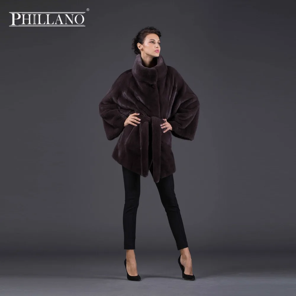 Горящие Товары PHILLANO 2016 Шубы Из Меха Норки Скандинавия Дания Женская Куртка