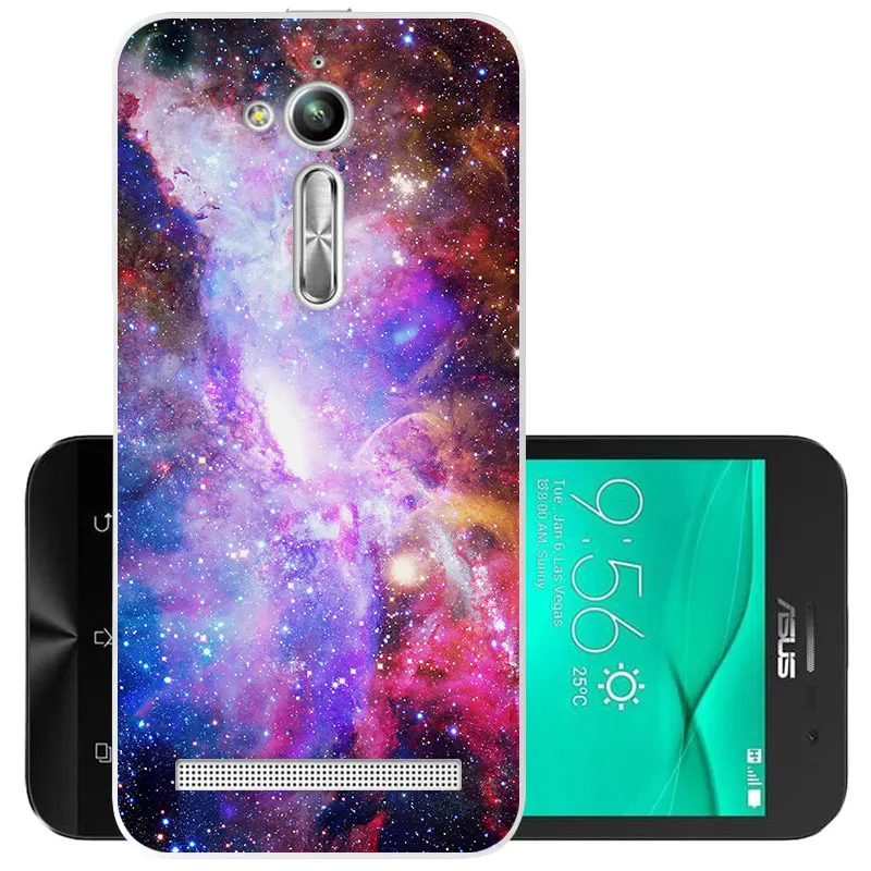 Чехол CaseRiver TPU 5," для Asus Zenfone Go ZB500KL, мягкий силиконовый чехол с милым рисунком, чехол для Asus Zenfone Go