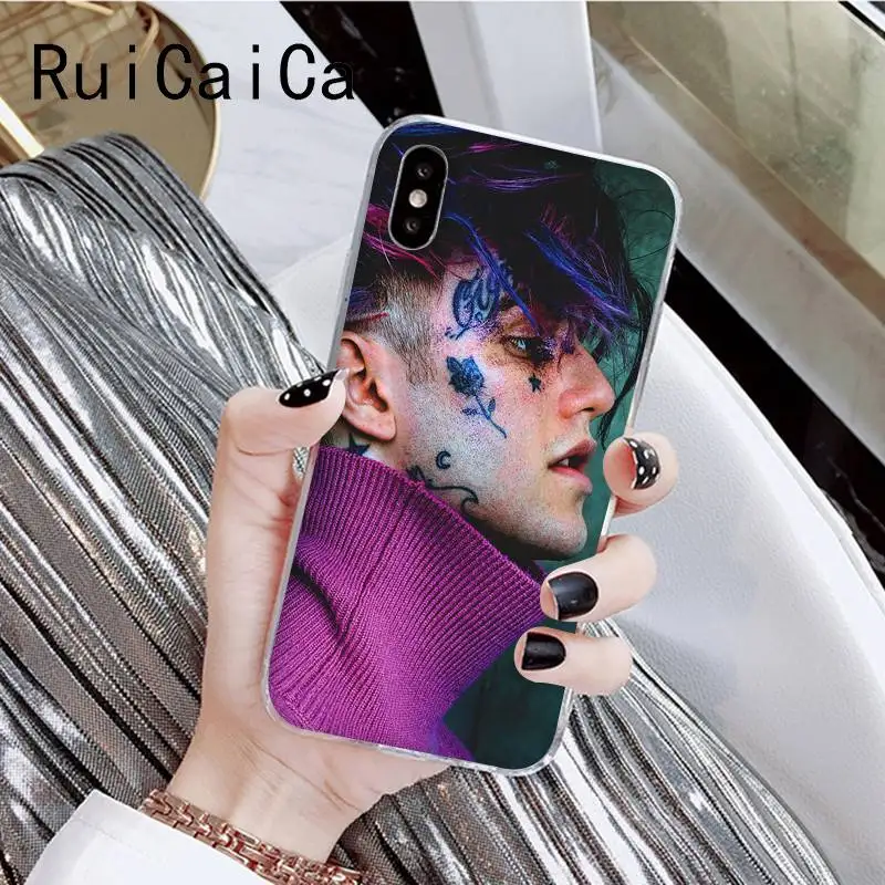 A10 RuiCaiCa Lil Peep популярное эстетическое забавное искусство модный телефон для iPhone8 7 6 6S Plus X XSMAX 5 5S SE XR 10 11 11pro 11promax - Цвет: A10
