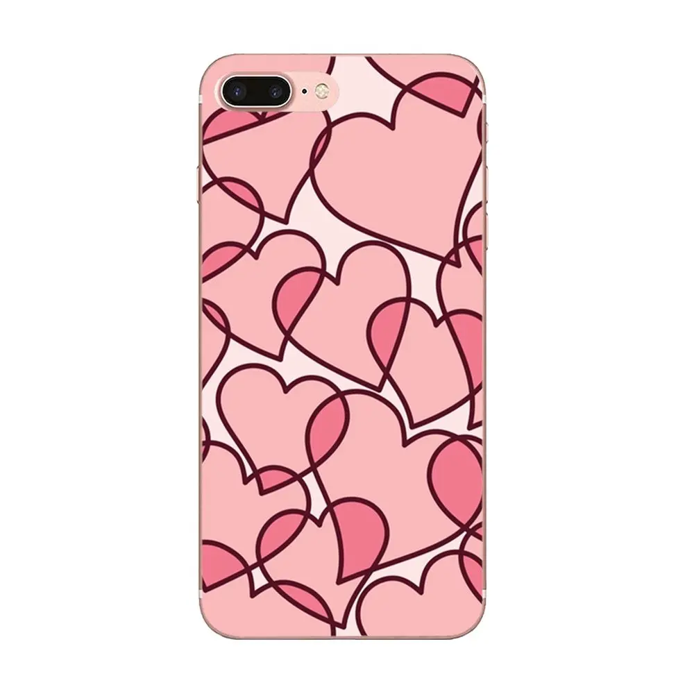 Аксессуары для мягкого чехла I Love You Pink Hearts Sony Xperia Z Z1 Z2 Z3 Z4 Z5 compact Mini M2 M4 M5 T3 E3 E5 XA XA1 XZ