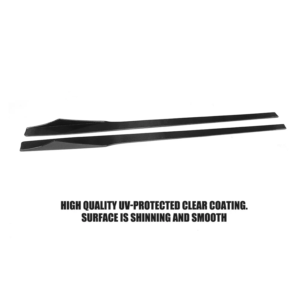 Carbon Fiber / FRP Side Skirts Aprons Extension Lips for BMW F87 M2 Base Coupe 2-Door 2016 - 2020 2PCS/Set | Автомобили и