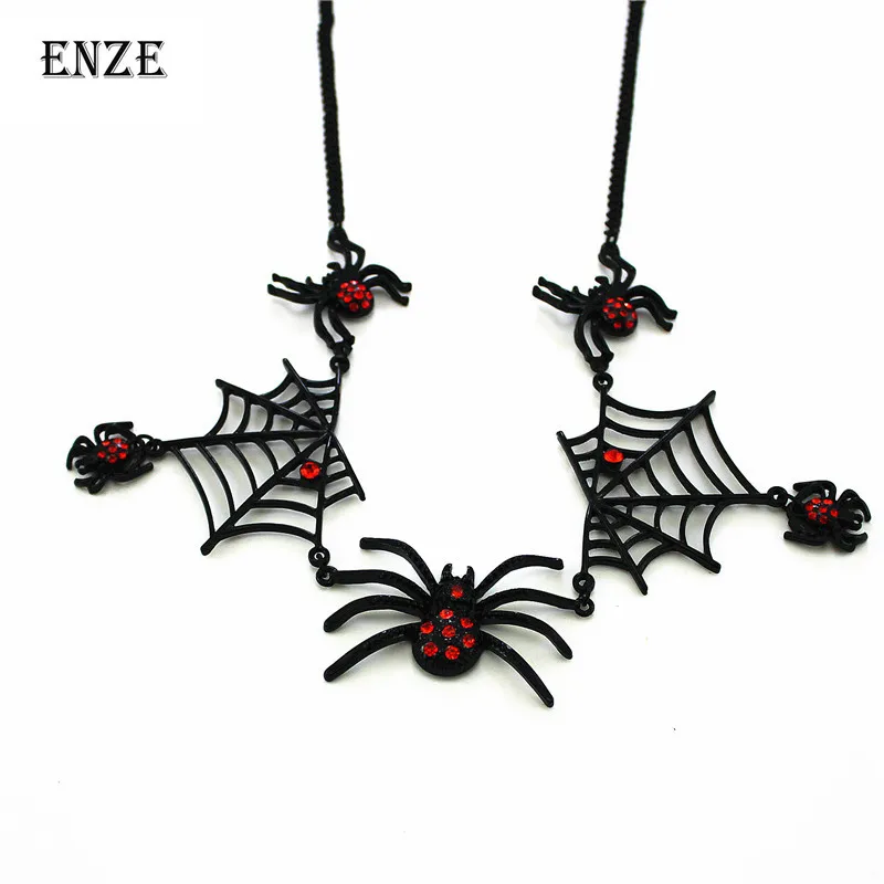 Free Shipping Fashion new ladies jewelry Exaggerated black spider necklace party clothing accessories Beautiful gif | Украшения и