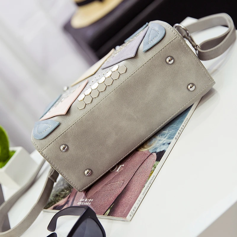 Роскошные клетчатые шикарные геометрические Лоскутные сумки шопперы для женщин