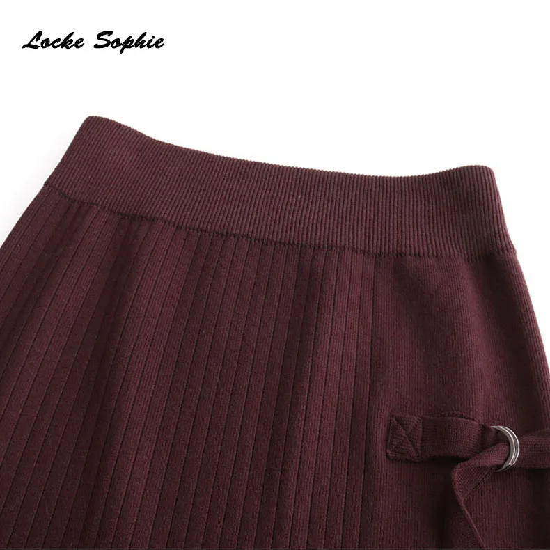 Hight waist skirts Women's Long 2019 Spring New Fashion knitting cotton Irregular Open fork Ladies Skinny Girls | Женская одежда