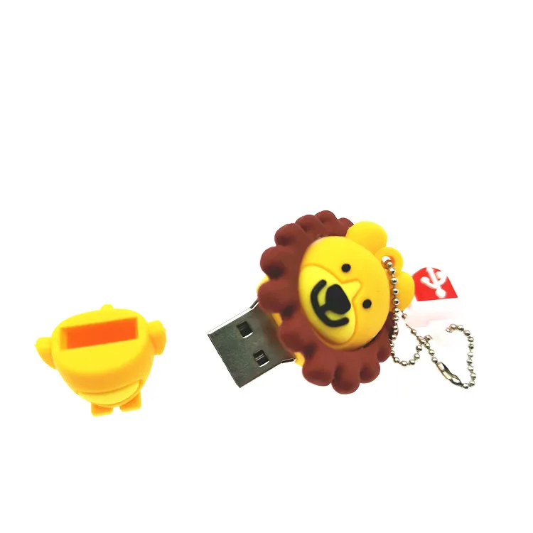 Хит продаж USB флеш накопитель с изображением Льва 4 ГБ 8 16 32 64 ГБ|USB флэш-накопители|