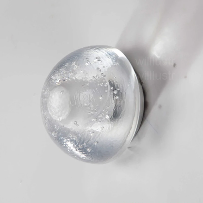 Настенное бра светящееся шар литое выдувное стекло лампа крыльцо лестница отель