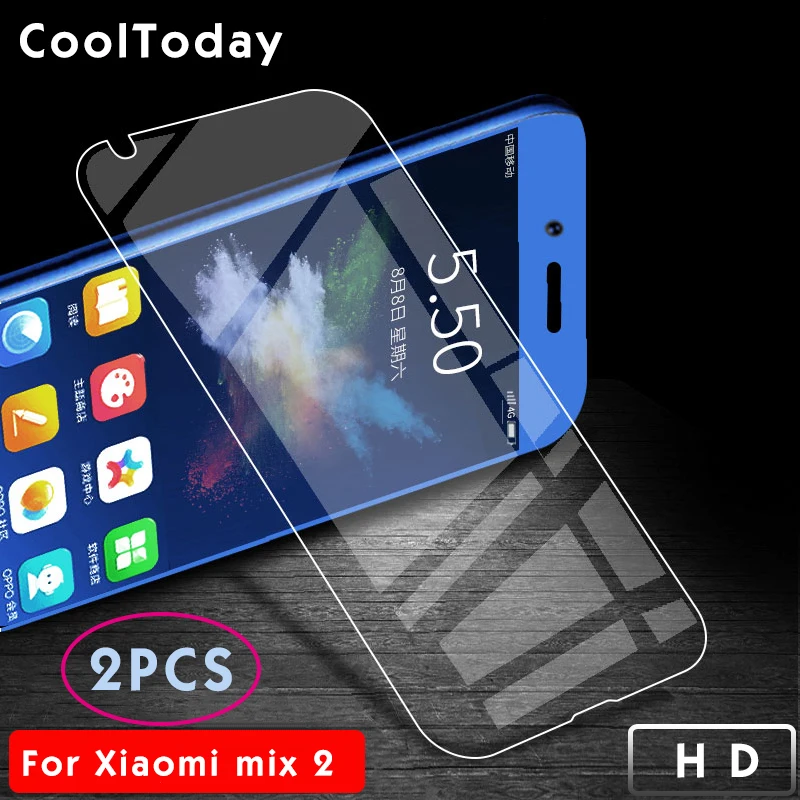 MIX2 HD 2 шт./лот, защитная пленка для xiaomi mi Mix 2 S, матовое закаленное стекло для xiaomi mi x 2 S, Защита экрана для xiaomi mi x2 IIRROONN - Цвет: MIX2 HD