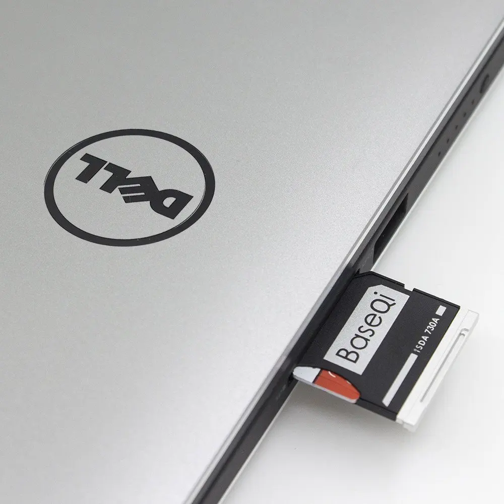 BASEQI алюминиевый портативный накопитель карта памяти для Dell XPS 13 дюймов/Dell 9350/9343/9360