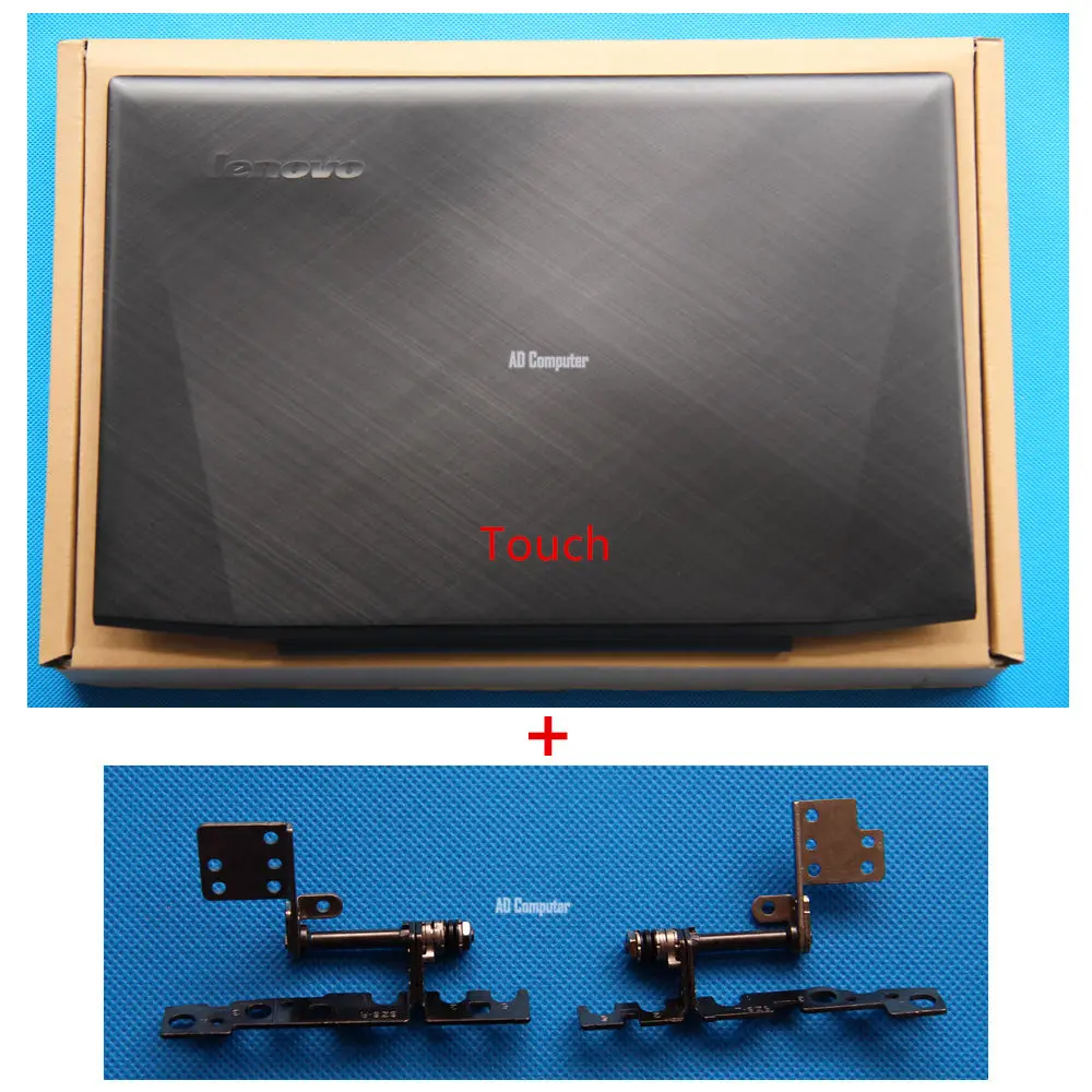 lenovo Y50 Y50-70 ЖК задняя крышка верхняя задняя крышка и петли сенсорный AM14R000300 AM14R000100