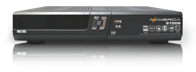 Full HD FTA декодер Az Америка s1008 спутниковый ТВ рецептор такой же как az s1001 с SKS IKS PVR wifi |