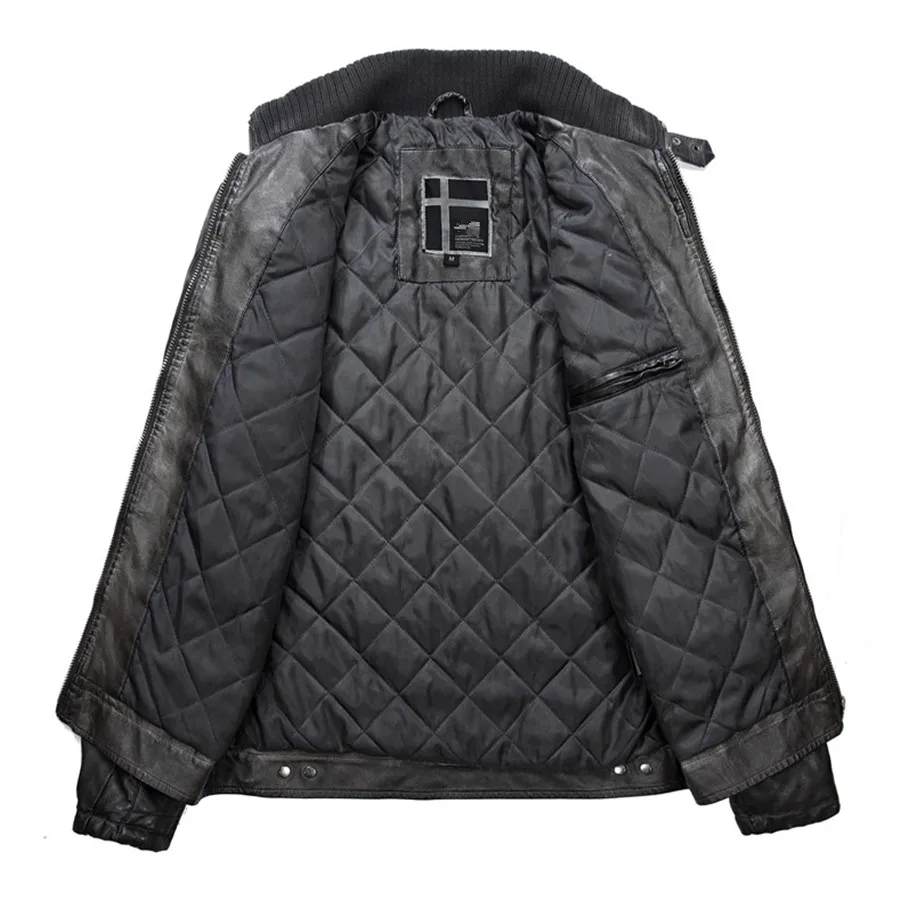 Большой Размер Высокое Качество Мужчины Повседневная Одежда Куртки Стенд