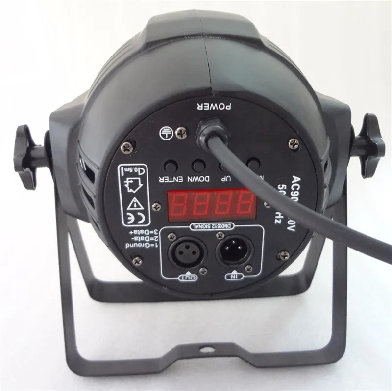 4 шт./лот 100 Вт теплый белый цвет 2 в 1 cob светодиодный светильник dmx512 Дискотека dj