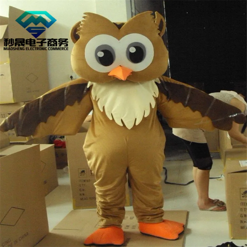 Новинка 2017 искусственный костюм пасхальный коричневый мультяшный совы для
