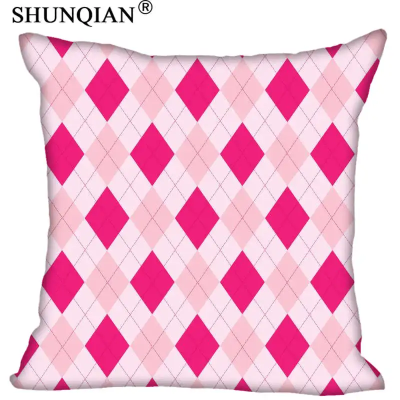 Новый заказной рисунок Argyle Наволочка на молнии с двух сторон 35x35 см 40x40 45x45 50x50 60x60