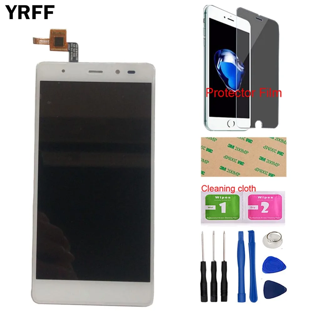 YRFF мобильный оригинальный ЖК дисплей сенсорный экран для Leagoo T1 дигитайзер панель