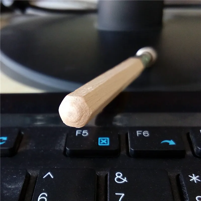 1 шт. Регулируемый Деревянный карандаш удлинитель с одной полюсной головкой