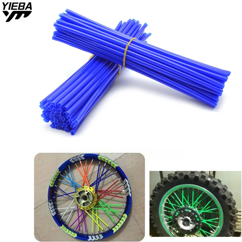 Накладки на спицы для мотоцикла EXC f DR DRZ RM RMX RMZ 85 125 250 400 450 Kawasaki Yamaha 72pc|Накладки и