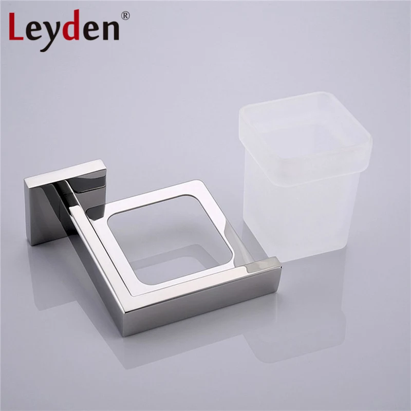 Высококачественный держатель для зубной щетки и чашки Leyden настенное крепление