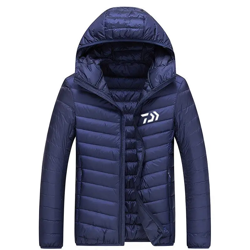 Мужская куртка с капюшоном Daiwa теплая для рыбалки на открытом воздухе спортивная