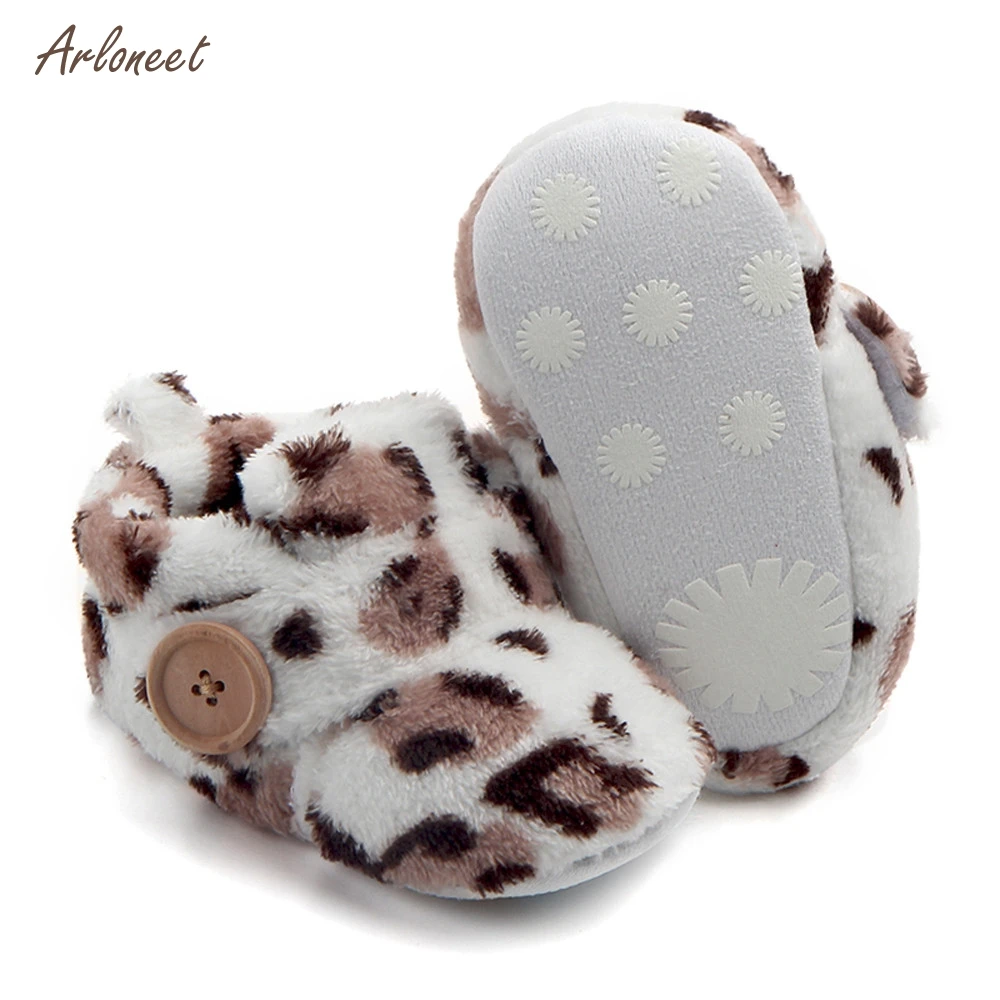 

ARLONEET baby shoes boys Girls first walker newborn winter Warm Shoes Newborn Baby Toddler Christmas Shoes bebek ayakkabi 2018