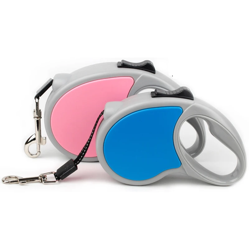 Поводок для маленьких и средних собак автоматический выдвижной Светоотражающий