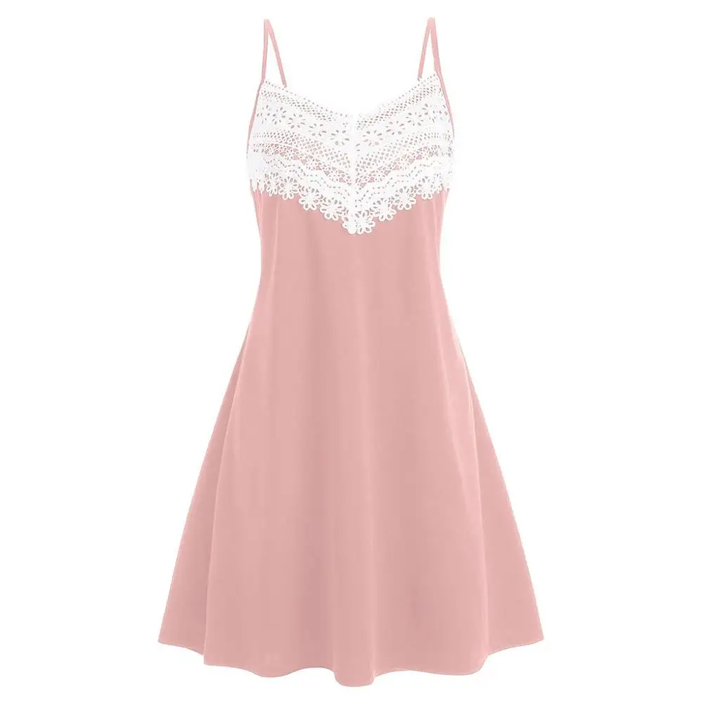 A Новинка, Vestidos, женское платье с v-образным вырезом, сексуальное, модное, женское, вязанное крючком кружево, открытая спина, мини-платье-комбинация, камзол, платье без рукавов, BB4 - Цвет: A