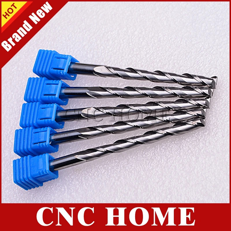 Спиральные концевые фрезы с 2 канавками твердосплавные Фрезы ЧПУ режущие