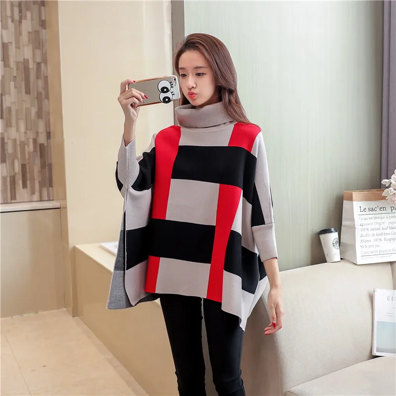 Осень и зима новая Корейская версия свободный толстый ворс большой вязаный