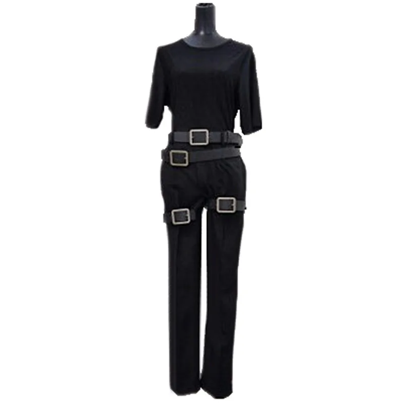 Matrix Neo Косплэй костюм черный плащ полный комплект изготовлен из искусственной