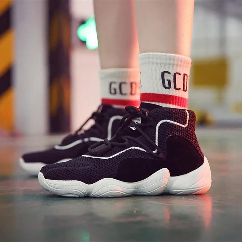 Женская Повседневная обувь 2018 г. Осенняя сетчатая женская на плоской платформе